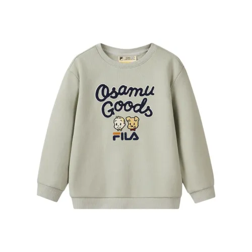 FILA KIDS Американский худи зеленый для детей 3-7 лет