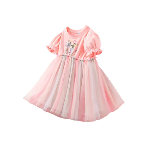 October Mommy Детское платье светло-розовое для малышей