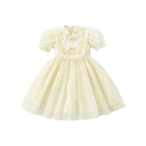 Dis Rabbit Детское платье абрикосового цвета