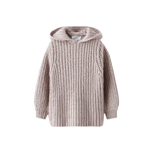 ZARA Земляной серый Фуксия Kids Свитеры