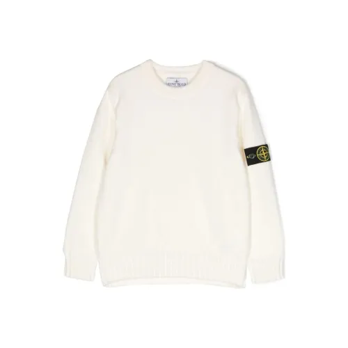 STONE ISLAND Белый Kids Свитеры