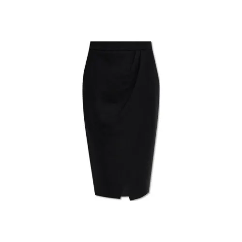 MaxMara Повседневный Длинный Юбка Женские Черный