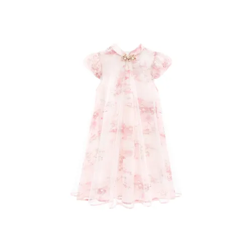 Disney Детское платье розовое для детей 3-7 лет