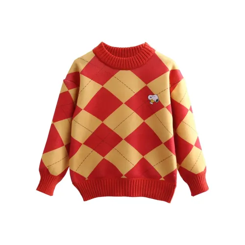 SNOOPY Свитер Красный для детей 3-7 лет