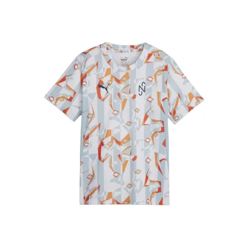 PUMA x NEYMAR JR NJR CREATIVITY T-Shirt Blue Kids