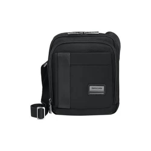 SAMSONITE Ткань Сумка через плечо Средняя Мужская Черная