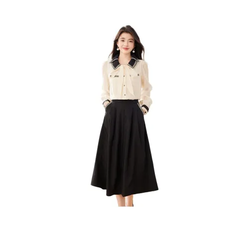 Like The Age Of Water Комплект с юбкой Женская Бежевая