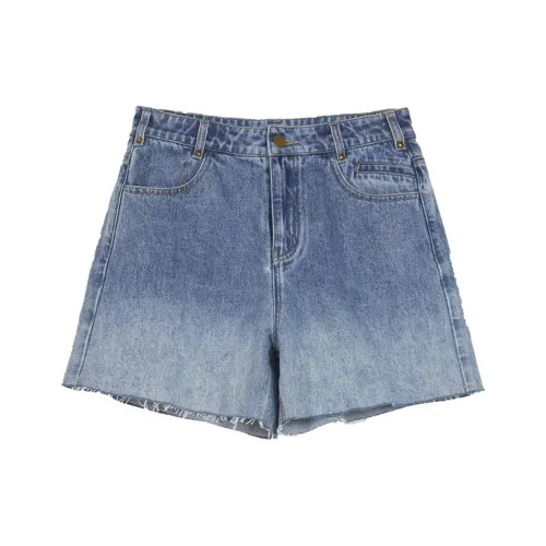 ELLE Синие Женские Джинсовые Шорты