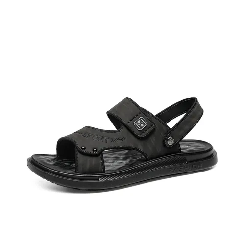 FAPAI Пляжные сандалии Мужской Черный