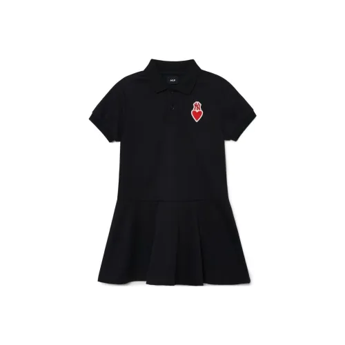 Платье MLB Base Logo Heart New York Yankees Черное Детское