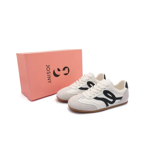 JOSINY Амортизирующий Противоскользящий Износостойкий Дышащий и Легкий Повседневная обувь Женская Бежевый Черный