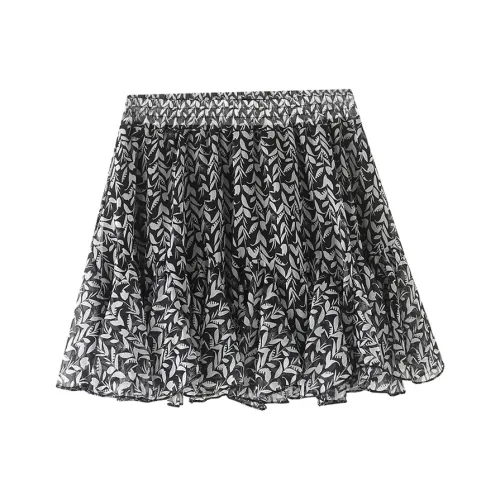 Ning Cai Yuer Повседневные короткие юбки Женские Черный