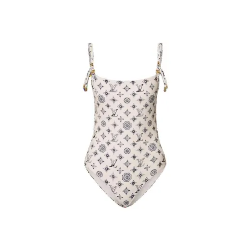 LOUIS VUITTON SS25 Ван-Пис Купальник Женский Бежевый