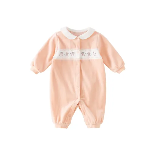 DAVE&BELLA Baby & Toddler Series Оранжево-розовый Детский Комбинезоны / Ползунки