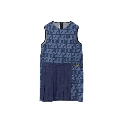 FENDI Детский жилет SS24 Синий Baby