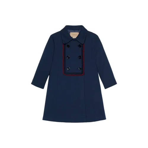 GUCCI Chinese New Year SS24 Пальто Морской синий Детский