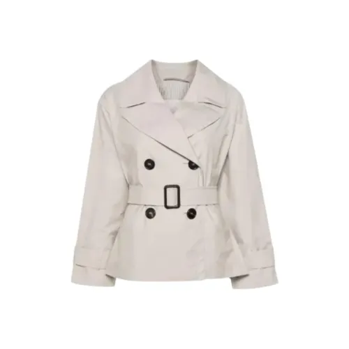 MaxMara Тренчкот Женский Бежевый