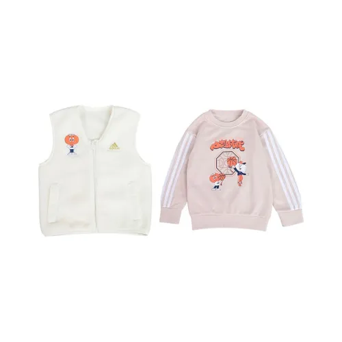 Adidas Белый+Розовый Kids Повседневная спортивная одежда