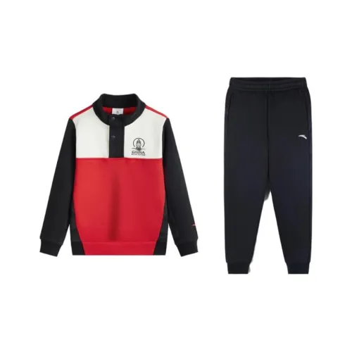 Anta Dan Кленовый / Мечтательный черный Kids Повседневная спортивная одежда