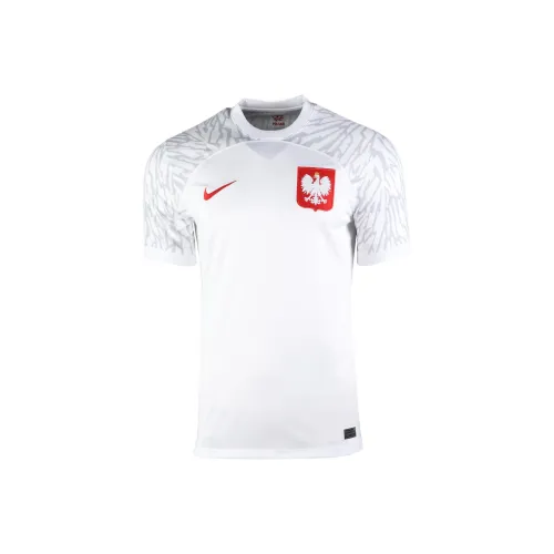 nike Qatar World Cup Фанатская версия 2022 23 Сезон Польша Дом Футбол Джерси Женская Белая