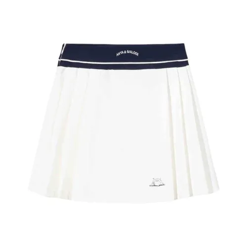 Anta Life Collection Слоновая кость Женские Повседневные Короткие Юбки
