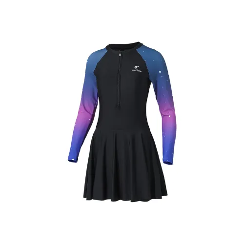 QIAODAN Ван-Пис Купальник Женский Черный