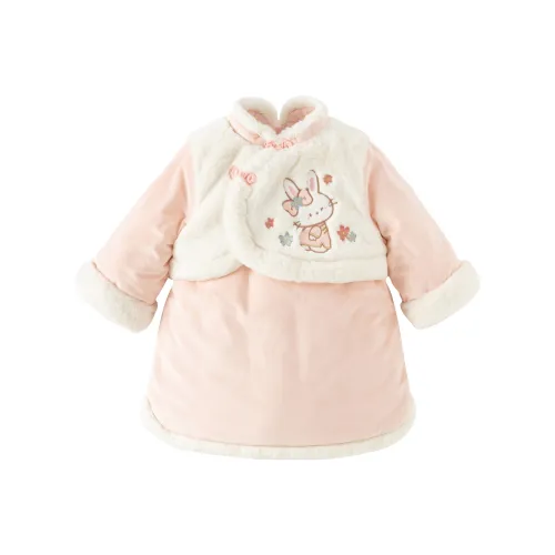 DAVE&BELLA From the Eastern Series Розовые Платья для Детей