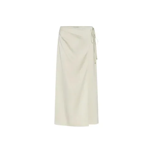 URBAN REVIVO Повседневный Длинный Юбка Женские Хаки