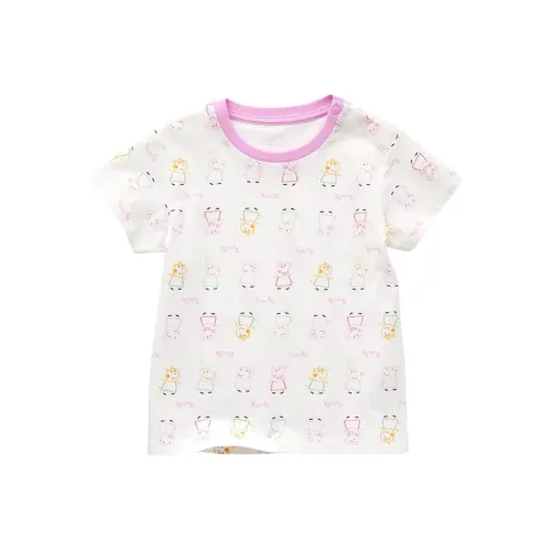 UNIQLO T-рубашка Белая для младенцев и малышей