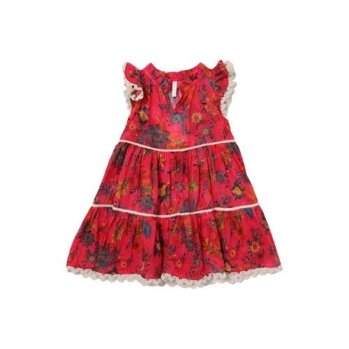 Zimmermann Red Kids Dresses