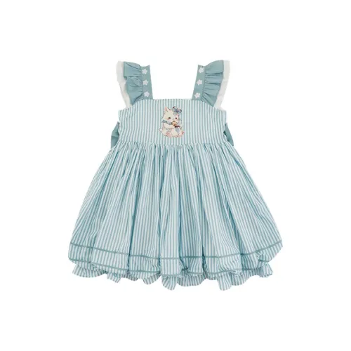 YOEHYAUL Детское платье дошкольное синий