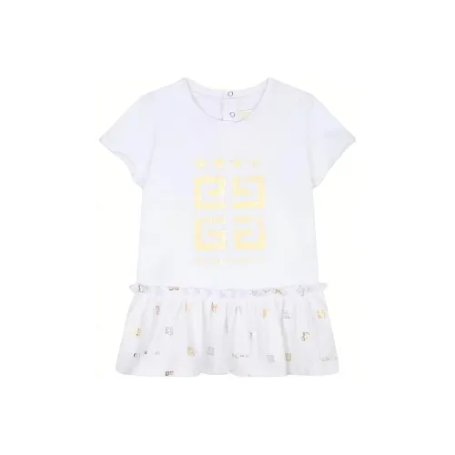 GIVENCHY Малыш Платье Белый Infant And Toddler