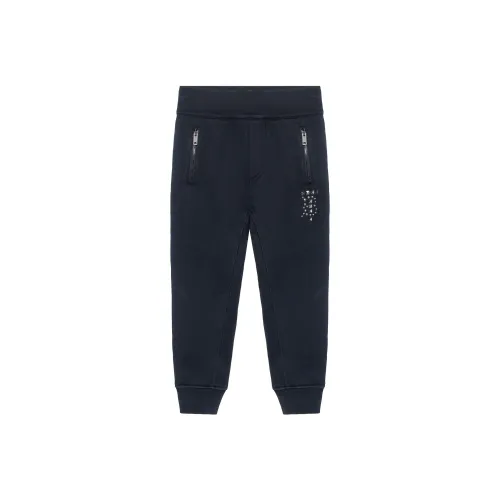 Детские Burberry Вязаные Спортивные Штаны Черные