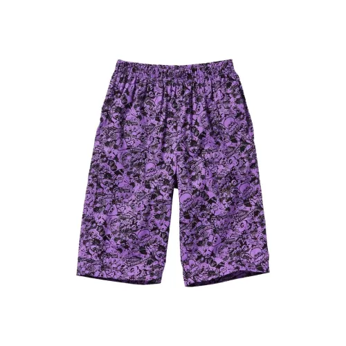 UNIQLO X Jet Warrior 3 Co Branded SS23 Шорты Детский Фиолетовый