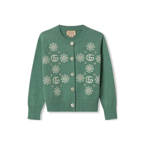 GUCCI Свитер FW24 Темно-зеленый Детский