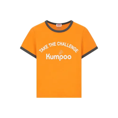 KUMPOO Бадминтон Джерси Женские Оранжевые