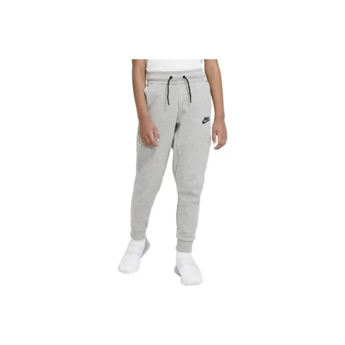 NIKE Темно-серые Kids Вязаные Тренировочные Брюки