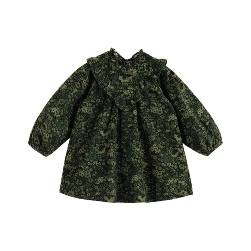 MARC JANIE Цветочный Умеренный Детское Платье Летнее Малыш