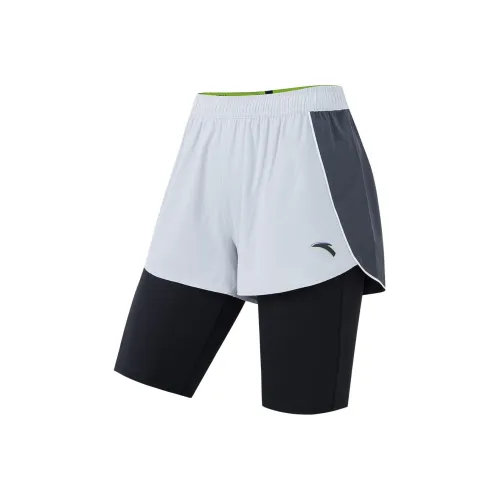 Anta Running Collection Микрочиповый серый Женские спортивные шорты