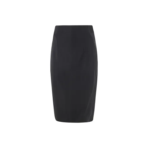 Mugler Повседневный Длинный Юбка Женские Черный