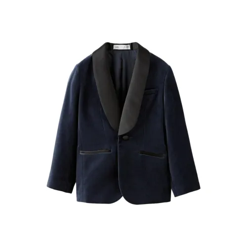 ZARA Бизнес-костюм Синий Серый Детский