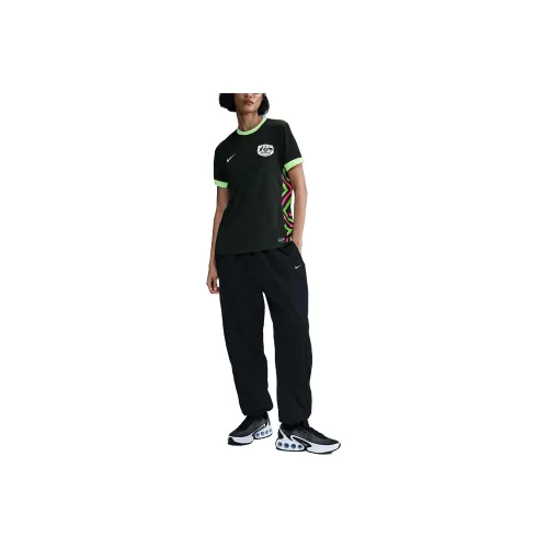 nike Dri Fit Australia 2025 26 Сезон Гостевой Stadium Футбол Джерси Женские Ночной Лес Лайм Белый