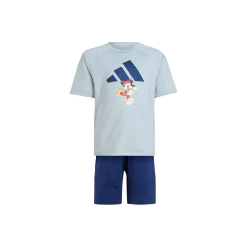 adidas clothing Набор Синий + Темно-синий Kids Повседневная спортивная одежда