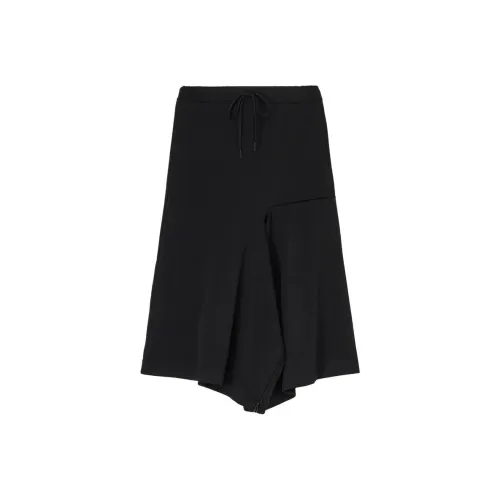 Yohji Yamamoto Черные Женские Повседневные Длинные Юбки