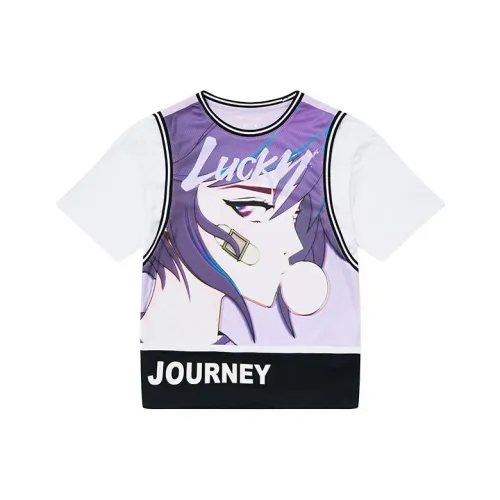 QIAODAN T-рубашка Прозрачный фиолетовый Детская