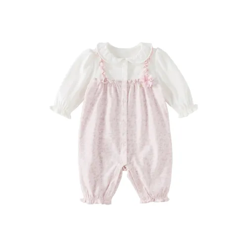 DAVE&BELLA Baby & Toddler Series Розовый с Принт Детские Комбинезоны / Ползунки