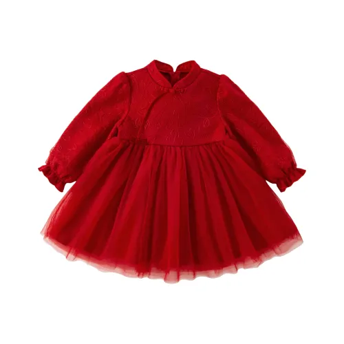DAVE&BELLA Red Chinese Kids Платья