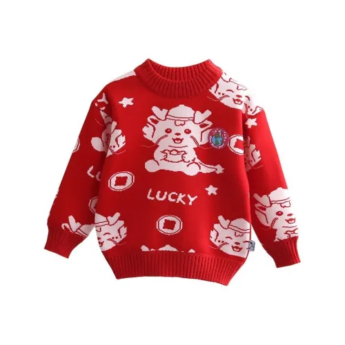 SNOOPY Свитер Красный для детей 3-7 лет