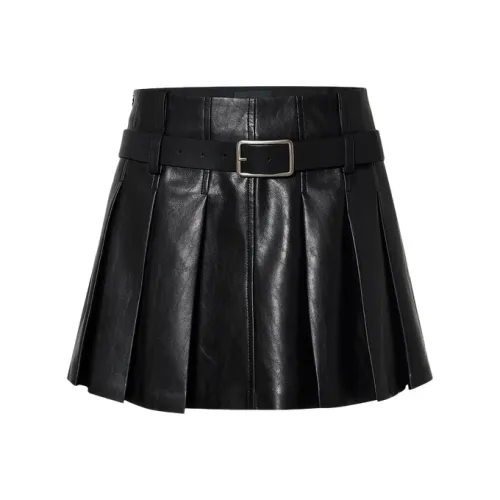 MOCO Кожаные короткие юбки женские