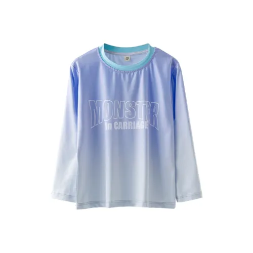 Youyou 1 Point T-Shirt Фиолетовый градиент Серый Подростки